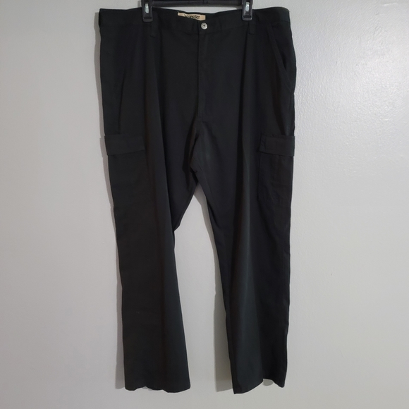 Wrangler Authentics Men's Twill Relaxed Fit Cargo Pants - Picture 2 of 5